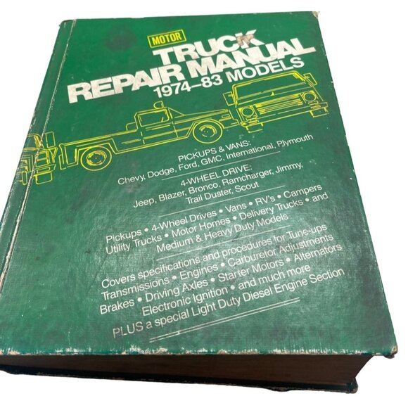 motor truck repair manual 1974-83 model hardcover book 36th edition English READ - Picture 1 of 5